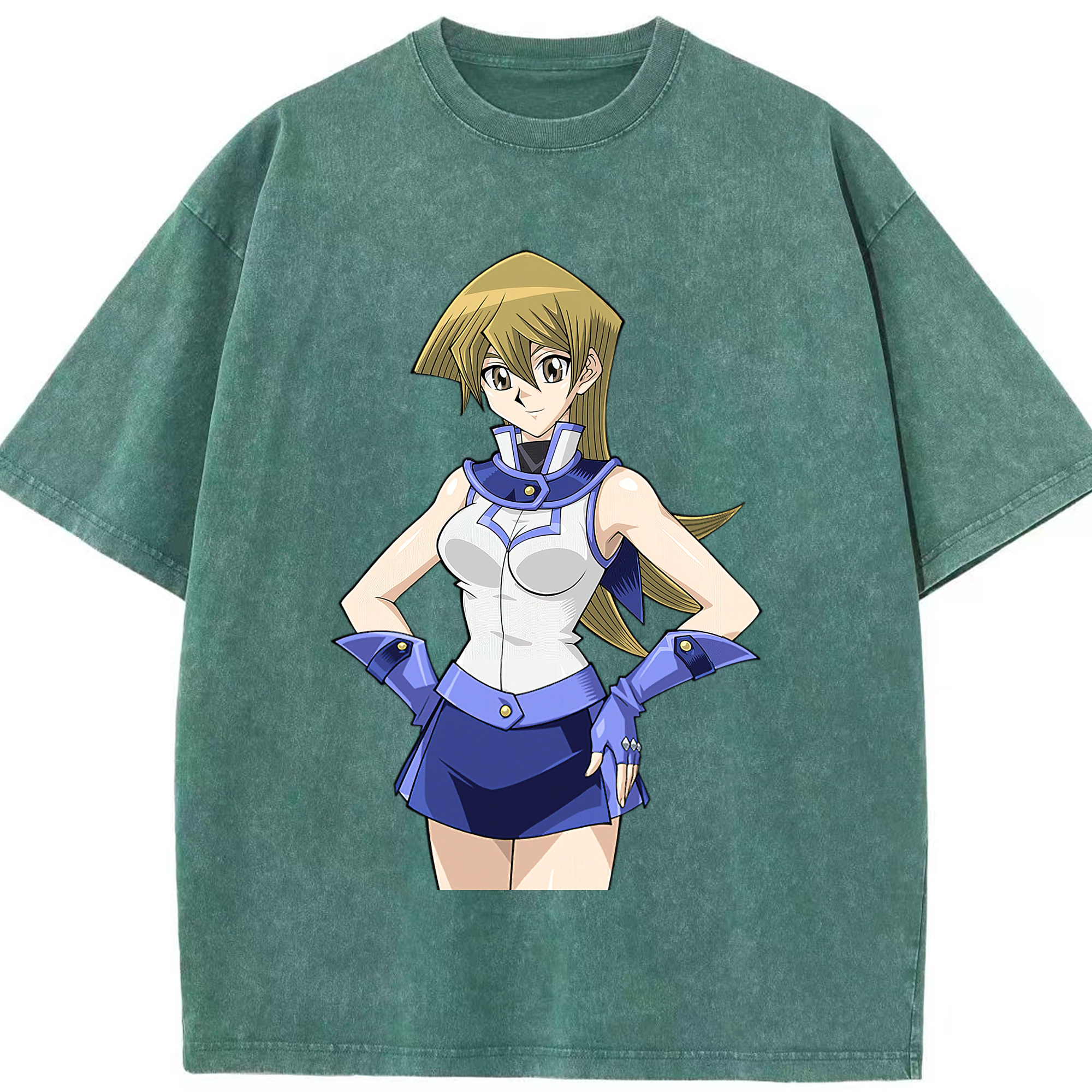 （画像用） 遊☆戯☆王 Yu-Gi-Oh! 綿100% ヴィンテージ風 半袖Tシャツ（フロントプリント）